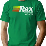 Rax Restaurants T-Shirt for Men & Women, T-Shirts Graphic Tee - Green
