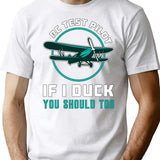 Rc Test Pilot If I Duck You Should Too Rc Plane T-Shirt for Men & Women, T-Shirts Graphic Tee - White