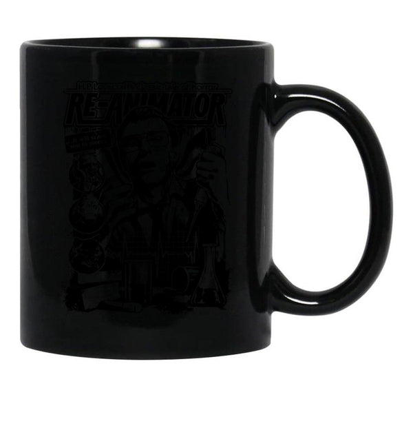 Re-Animator Classic Tale of Horror Black Coffee Mug, Gift Coffee Mug - Black