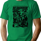 Re-Animator Classic Tale of Horror Premium Heavyweight Cotton T-Shirt - Green