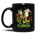 Re-Animator Scare You to Pieces Black Coffee Mug, Gift Coffee Mug