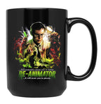 Re-Animator Scare You to Pieces Black Coffee Mug, Gift Coffee Mug