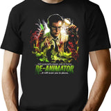Re-Animator Scare You to Pieces Premium Heavyweight Cotton T-Shirt - Black