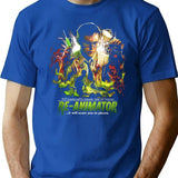 Re-Animator Scare You to Pieces Premium Heavyweight Cotton T-Shirt - Blue