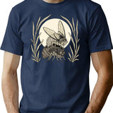 Rebirth Of A Cicada T-Shirt for Men & Women, T-Shirts Graphic Tee - Navy
