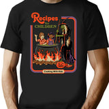 Recipes For Children T-Shirt for Men & Women, T-Shirts Graphic Tee - Black