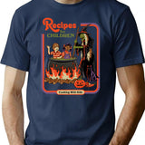 Recipes For Children T-Shirt for Men & Women, T-Shirts Graphic Tee - Navy