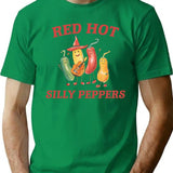 Red Hot Silly Peppers Shirt Unisex T Shirt Funny T Shirt Meme T Shirt Weird T Shirt Silly T-Shirt for Men & Women, T-Shirts Graphic Tee - Green