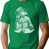 Relaxed Plague Doctor T-Shirt for Men & Women, T-Shirts Graphic Tee - Green