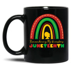 Remembering My Ancestors Juneteenth Black Women Black Coffee Mug