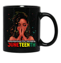 Remembering My Ancestors Juneteenth Black Coffee Mug - Black