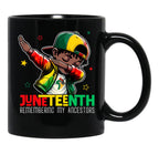Remembering My Ancestors Mug For Black Boy Kids Juneteenth Gift Black Coffee Mug - Black