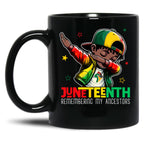 Remembering My Ancestors Mug For Black Boy Kids Juneteenth Gift Black Coffee Mug