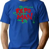 Repo Man T-Shirt for Men & Women, T-Shirts Graphic Tee - Blue