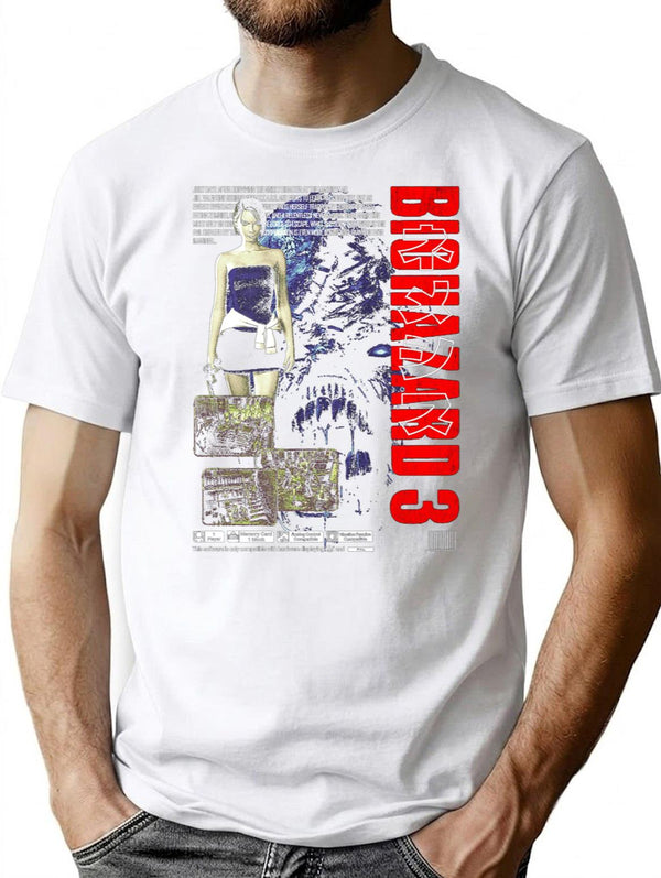 Resident Evil Biohazard 3 Classic Premium Heavyweight Cotton T-Shirt - White