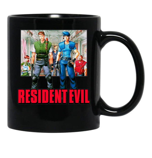 Resident Evil - S.T.A.R.S Classic Black Coffee Mug, Gift Coffee Mug - Black