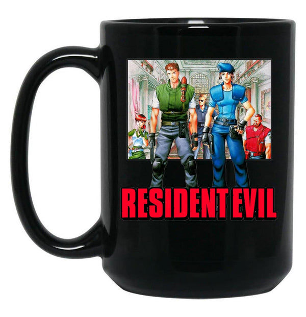 Resident Evil - S.T.A.R.S Classic Black Coffee Mug, Gift Coffee Mug - Black