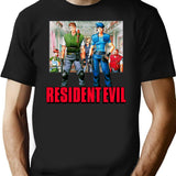 Resident Evil - S.T.A.R.S Classic Premium Heavyweight Cotton T-Shirt - Black