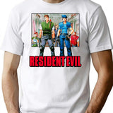 Resident Evil - S.T.A.R.S Classic Premium Heavyweight Cotton T-Shirt - White