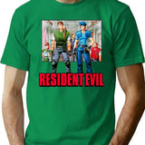 Resident Evil - S.T.A.R.S Classic Premium Heavyweight Cotton T-Shirt - Green