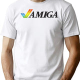 Retro Amiga T-Shirt for Men & Women, T-Shirts Graphic Tee - White
