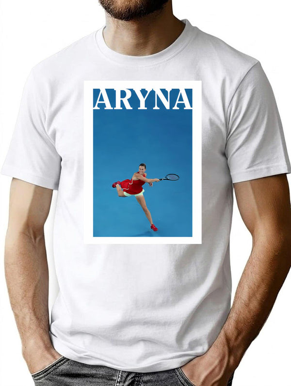 Retro Aryna Sabalenka T-Shirt for Men & Women, T-Shirts Graphic Tee - White