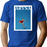 Retro Aryna Sabalenka T-Shirt for Men & Women, T-Shirts Graphic Tee - Blue