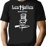 Retro Bourdain Les Halles Men Women Design T-Shirt for Men & Women, T-Shirts Graphic Tee - Black