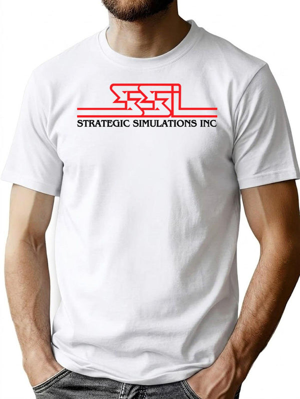 Retro Computer Games - Ssi Strategic Simulations Inc T-Shirt for Men & Women, T-Shirts Graphic Tee - White