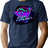 Retro Emacs T-Shirt for Men & Women, T-Shirts Graphic Tee - Navy