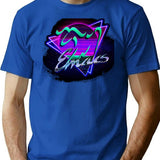 Retro Emacs T-Shirt for Men & Women, T-Shirts Graphic Tee - Blue