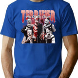 Retro Halloween Terrifier Art Of The Clown T-Shirt for Men & Women, T-Shirts Graphic Tee - Blue