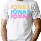 Retro Jonas T-Shirt for Men & Women, T-Shirts Graphic Tee - White