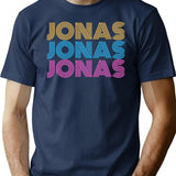 Retro Jonas T-Shirt for Men & Women, T-Shirts Graphic Tee - Navy