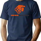 Retro Logo Aeromexico T-Shirt for Men & Women, T-Shirts Graphic Tee - Navy