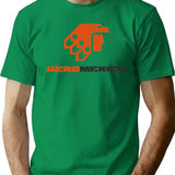 Retro Logo Aeromexico T-Shirt for Men & Women, T-Shirts Graphic Tee - Green