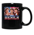 Retro Merica Joe Dirt Black Coffee Mug - Black