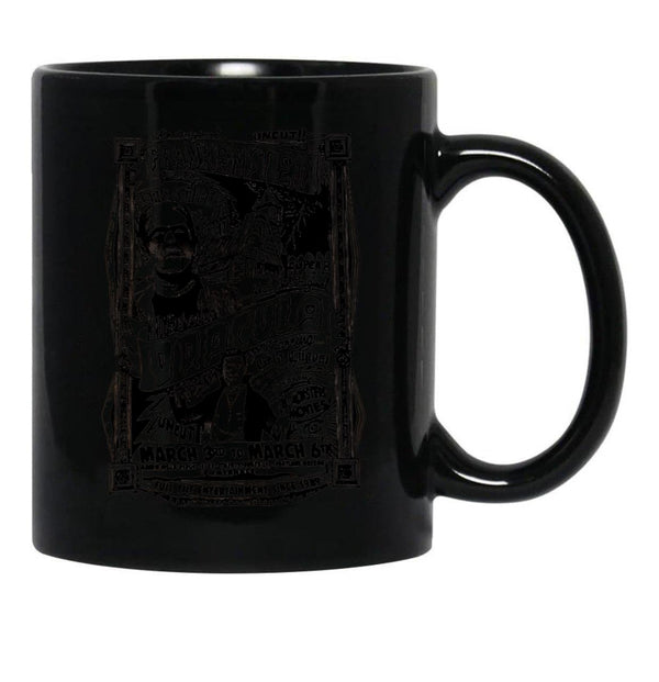 Retro Monsters Black Coffee Mug, Gift Coffee Mug - Black