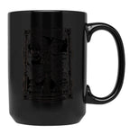 Retro Monsters Black Coffee Mug, Gift Coffee Mug