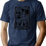 Retro Monsters Premium Heavyweight Cotton T-Shirt - Navy