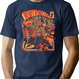 Retro Phonezilla T-Shirt for Men & Women, T-Shirts Graphic Tee - Navy