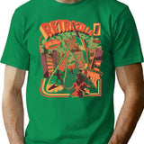 Retro Phonezilla T-Shirt for Men & Women, T-Shirts Graphic Tee - Green