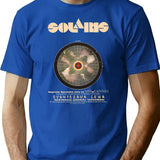 Retro Solaris Vintage Tarkovsky Soviet T-Shirt for Men & Women, T-Shirts Graphic Tee - Blue