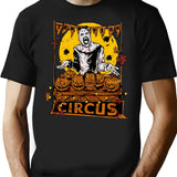 Retro Terrifier Circus T-Shirt for Men & Women, T-Shirts Graphic Tee - Black