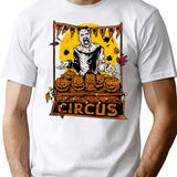 Retro Terrifier Circus T-Shirt for Men & Women, T-Shirts Graphic Tee - White