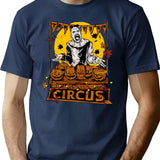 Retro Terrifier Circus T-Shirt for Men & Women, T-Shirts Graphic Tee - Navy