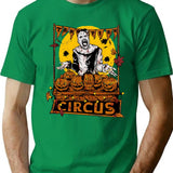 Retro Terrifier Circus T-Shirt for Men & Women, T-Shirts Graphic Tee - Green