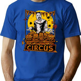 Retro Terrifier Circus T-Shirt for Men & Women, T-Shirts Graphic Tee - Blue