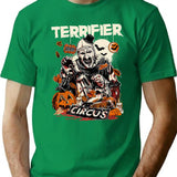Retro Terrifier Movie T-Shirt for Men & Women, T-Shirts Graphic Tee - Green