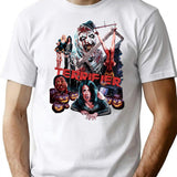 Retro Terrifier T-Shirt for Men & Women, T-Shirts Graphic Tee - White